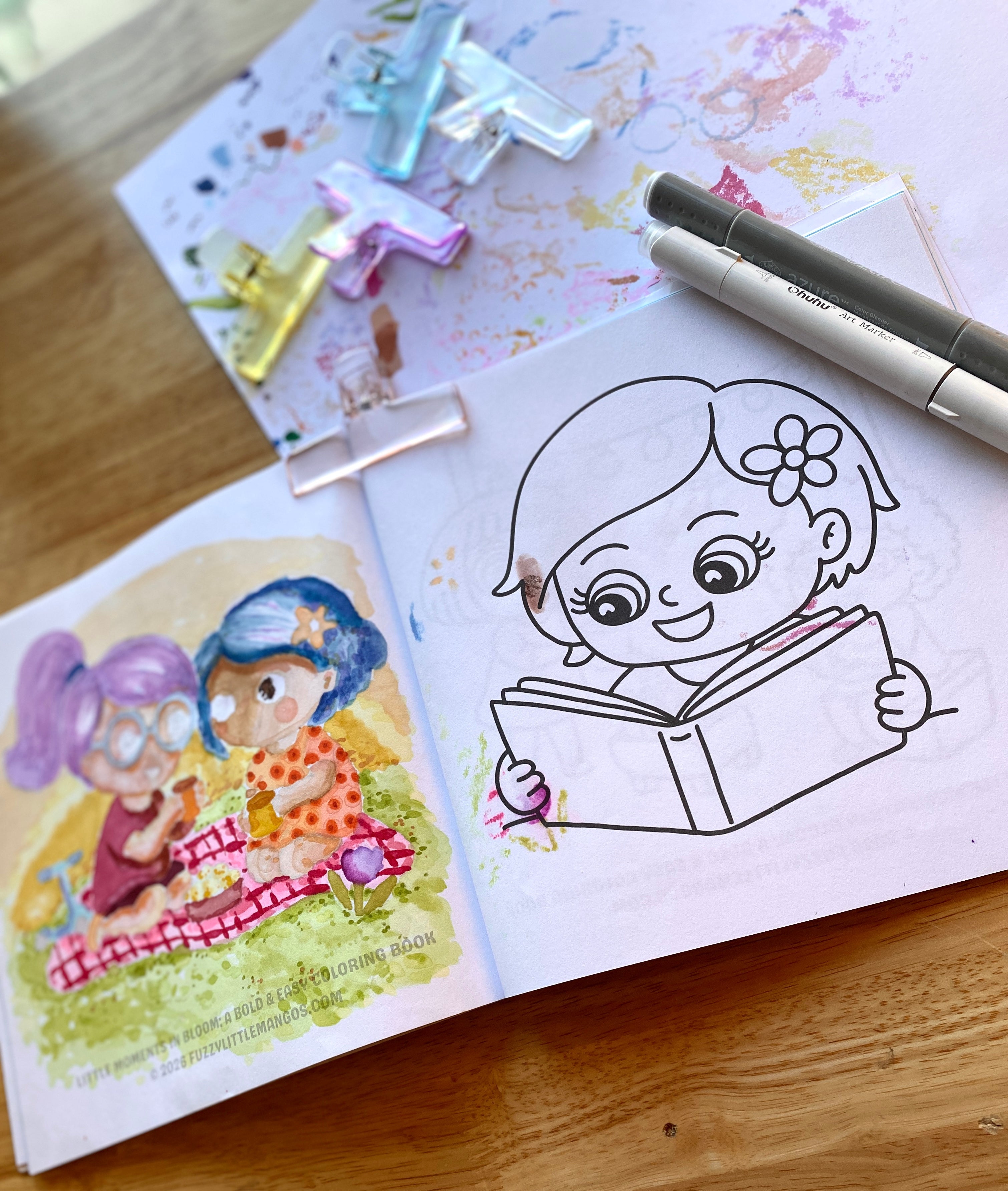 Why Do Markers Bleed Through Coloring Book Pages (And How to Avoid It)