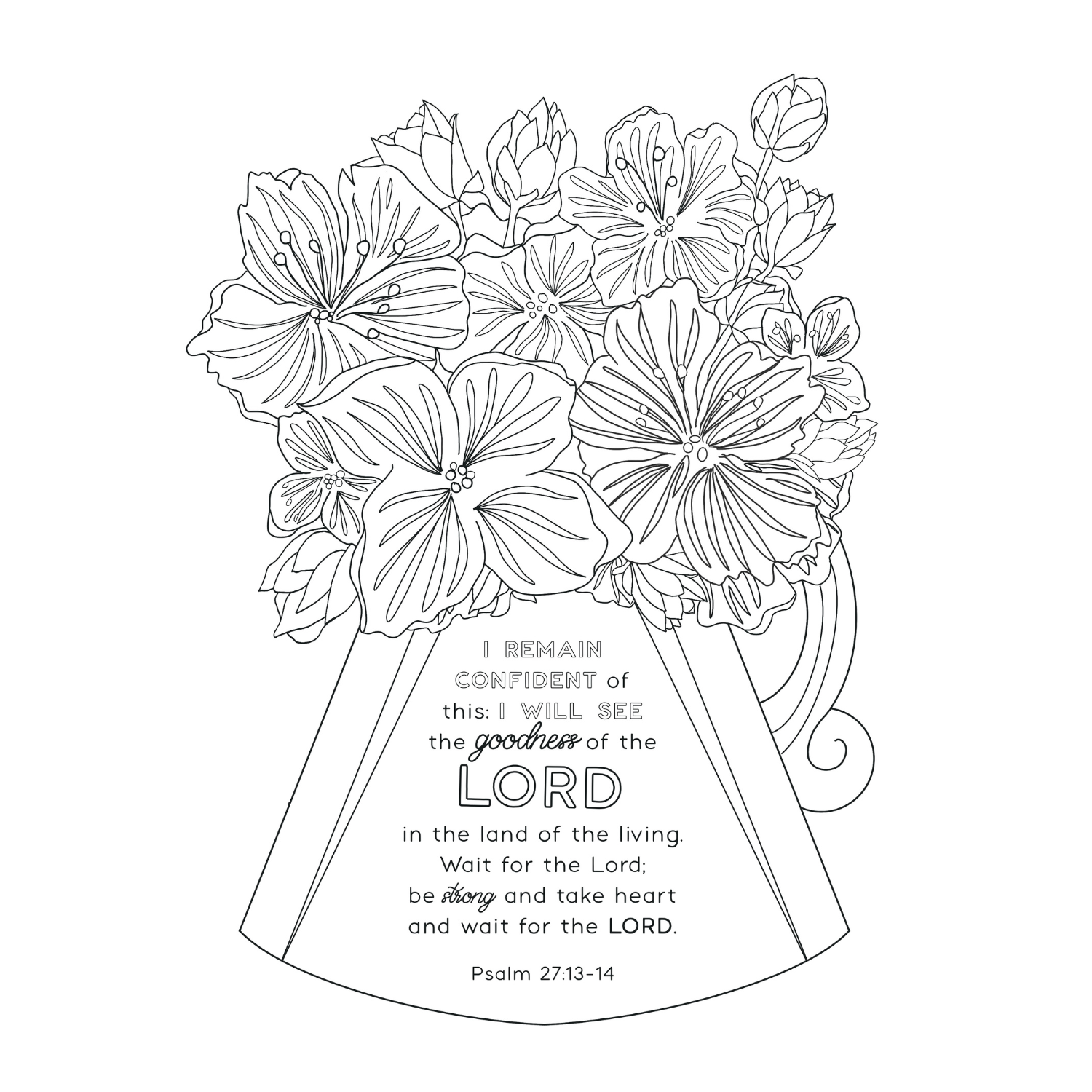 In His Biblical Steps: A Mommy and Me Coloring Book