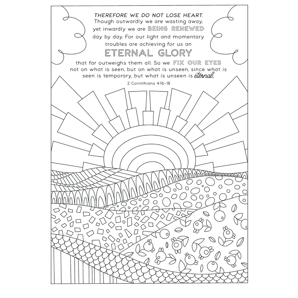 In His Biblical Steps: A Mommy and Me Coloring Book