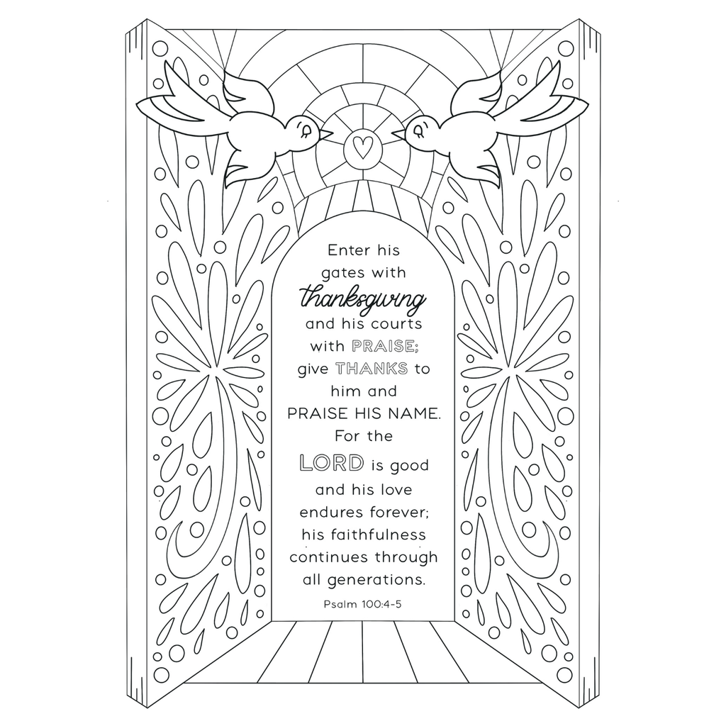 In His Biblical Steps: A Mommy and Me Coloring Book