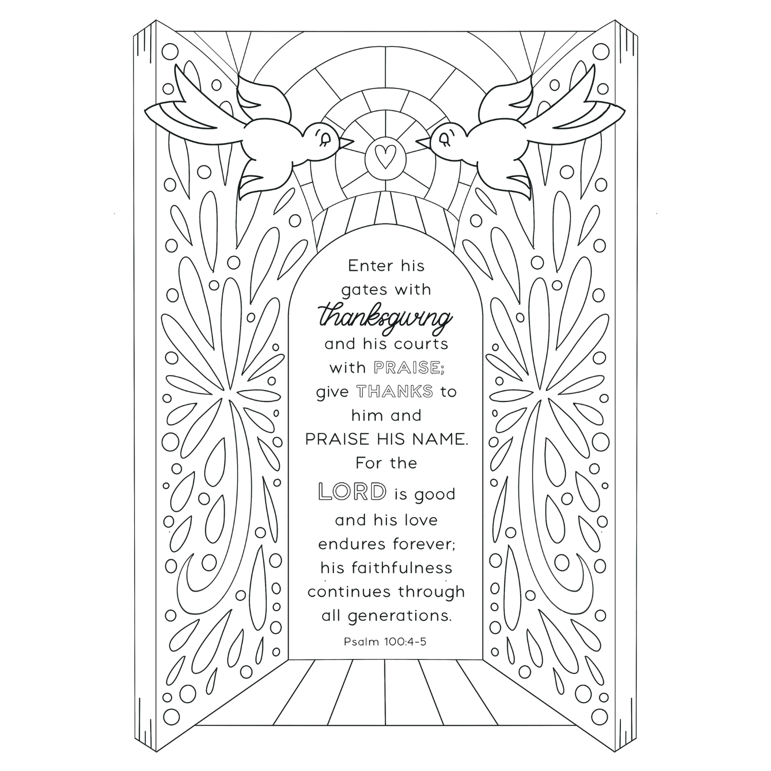 In His Biblical Steps: A Mommy and Me Coloring Book