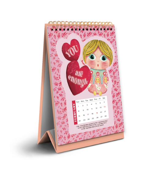 2026 Emotional Growth Desk Calendar