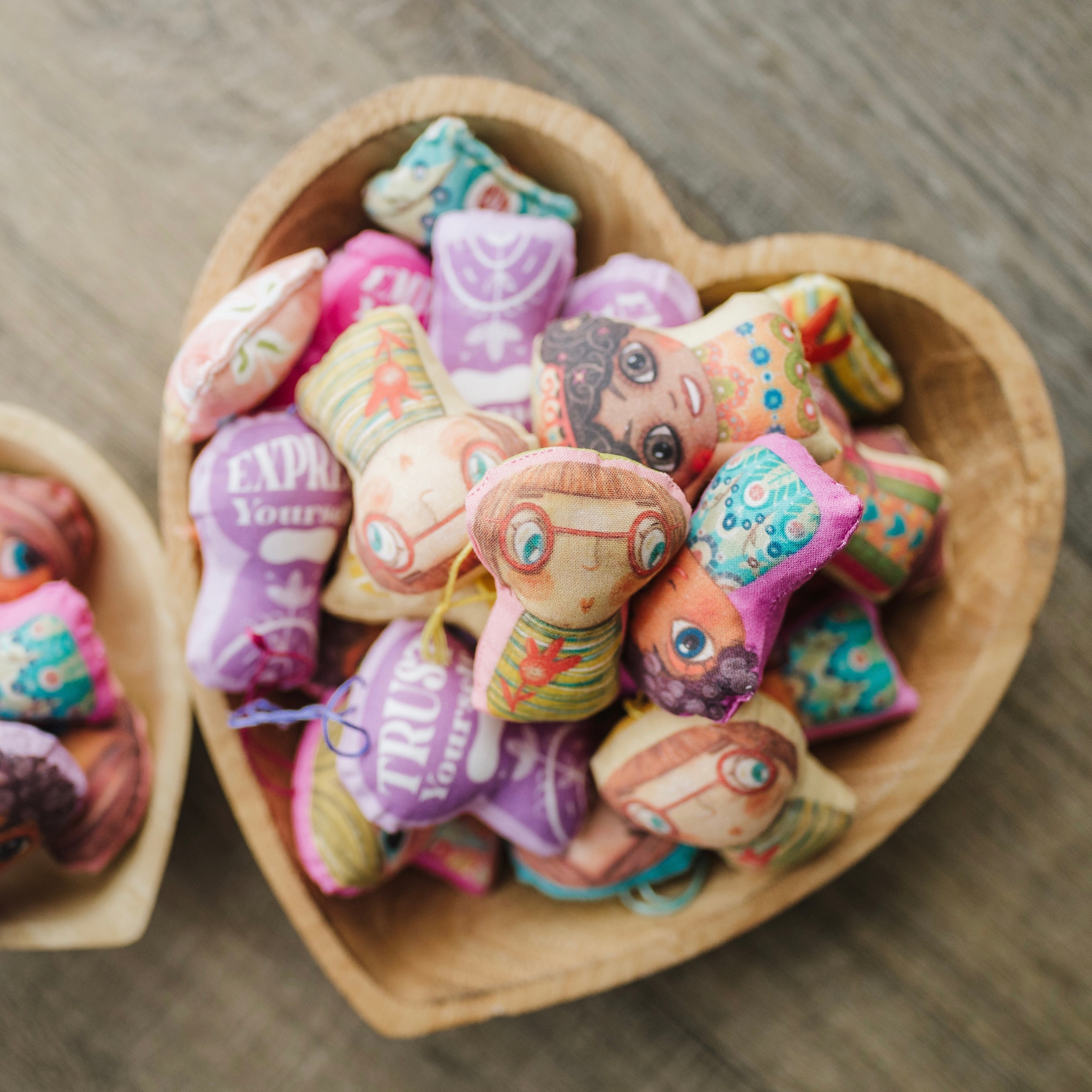 DIY MINI Plush Doll Sewing Kit: Beginner Cotton Fabric Panel
