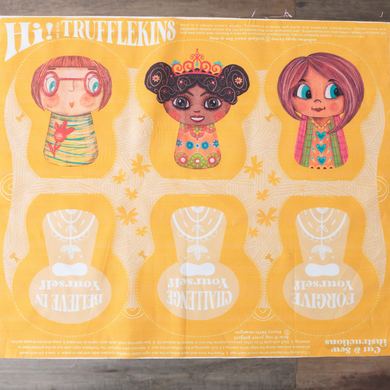 DIY Plush Doll Sewing Kit: Beginner Craft Project - 3 Dolls