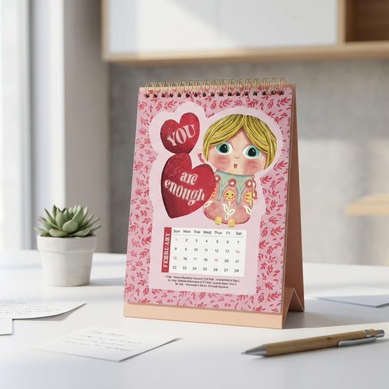2026 Emotional Growth Desk Calendar