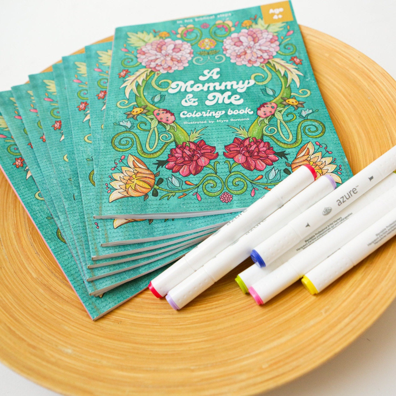 In His Biblical Steps: A Mommy and Me Coloring Book