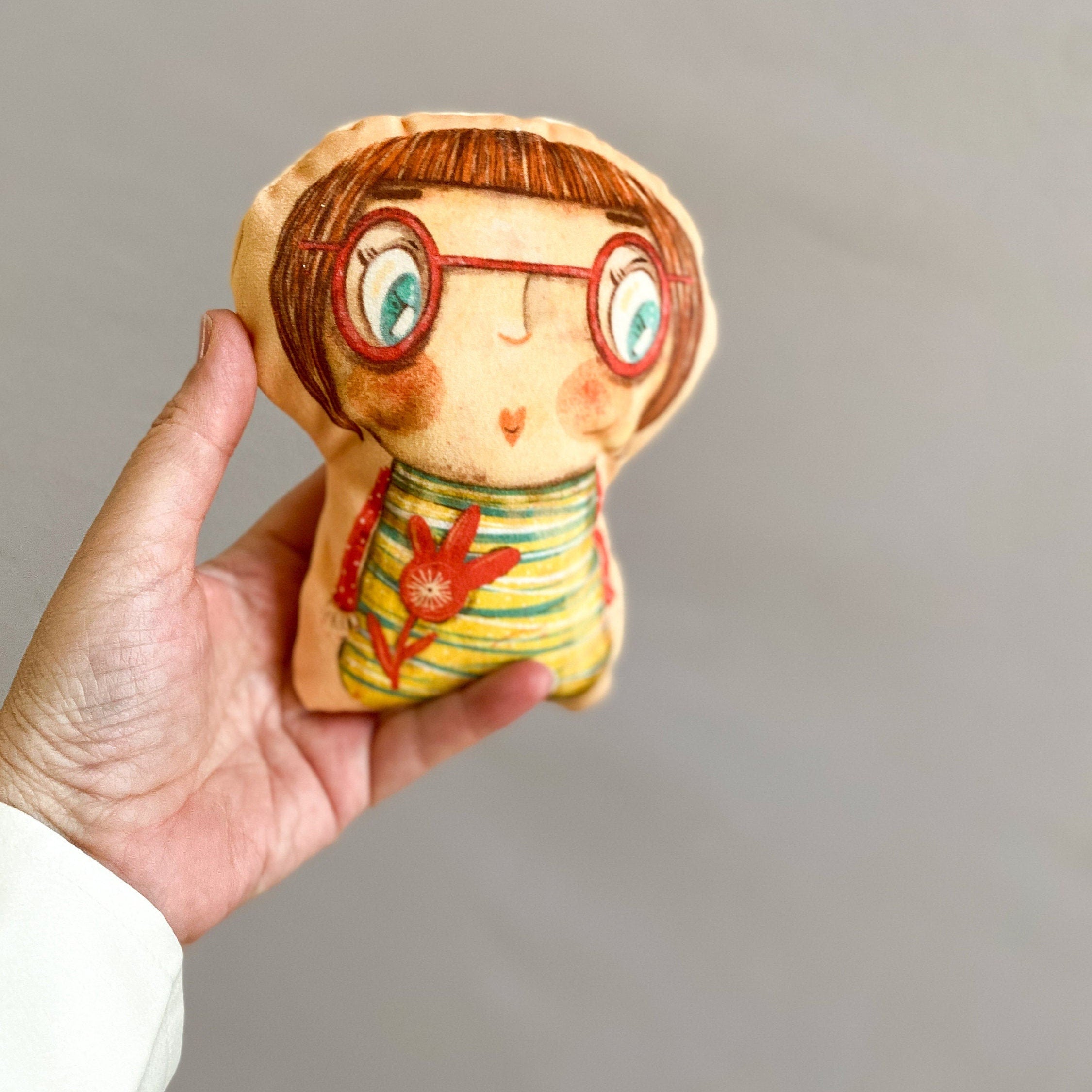 DIY Plushie Sewing Kit Trufflekins Doll Craft Kit for Beginners and Creative Adults