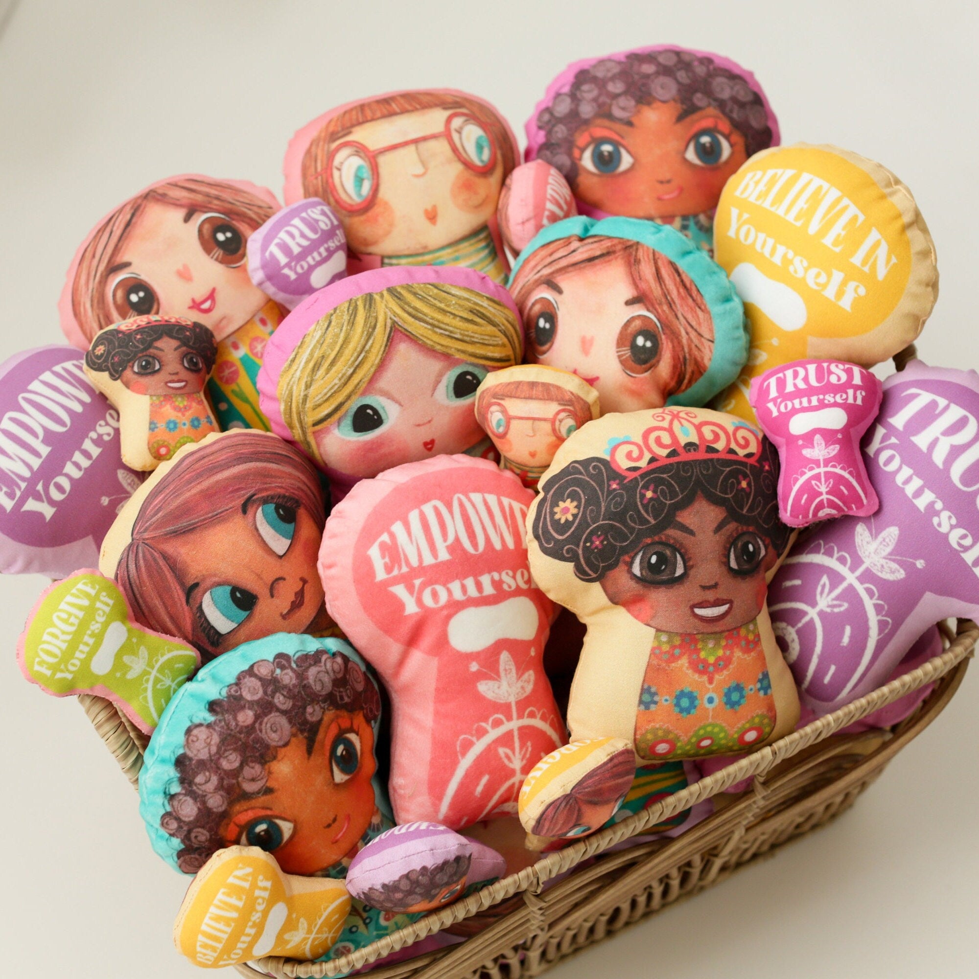 DIY Plush Doll Sewing Kit: Beginner Craft Project - 3 Dolls