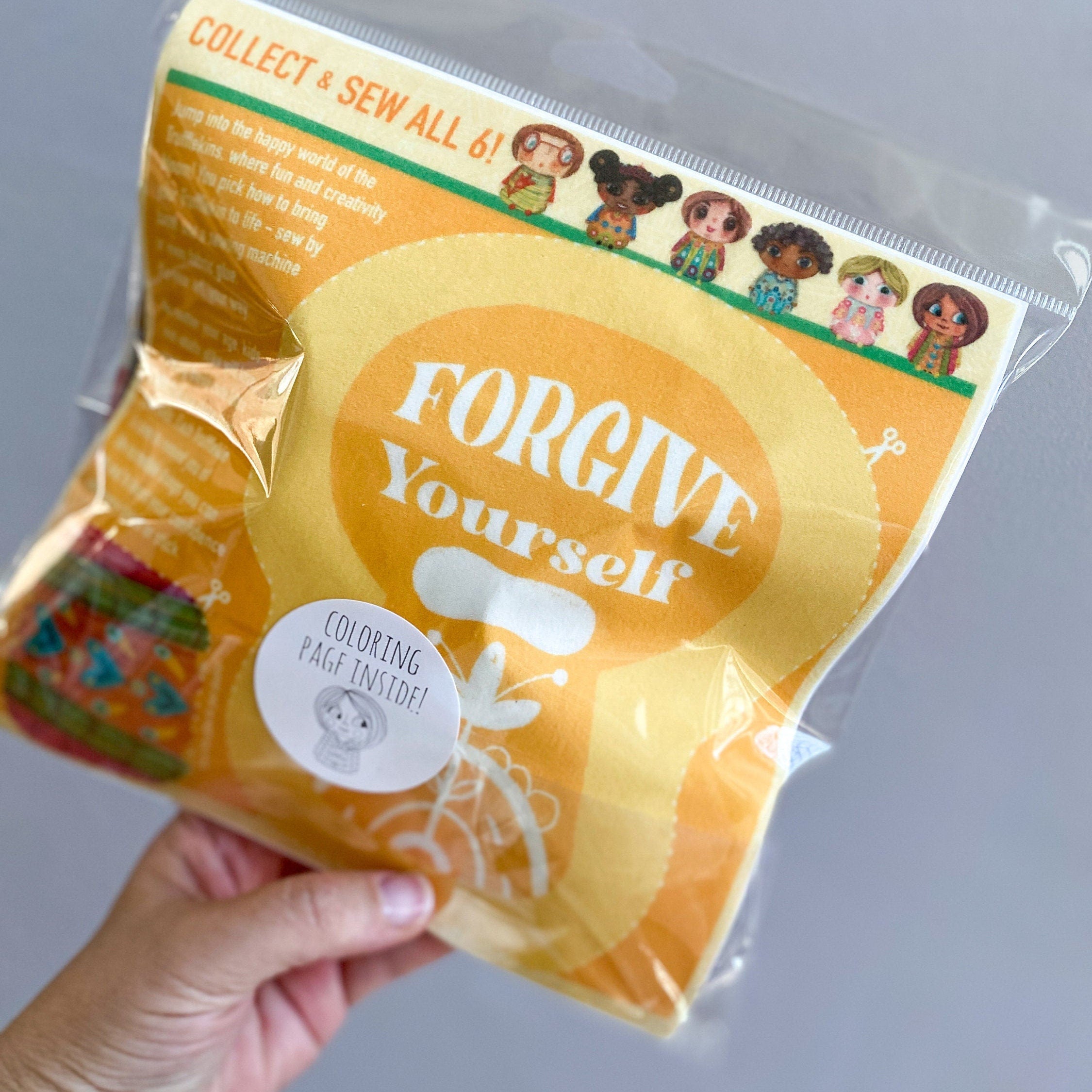 DIY Plushie Sewing Kit Trufflekins Doll Craft Kit for Beginners and Creative Adults