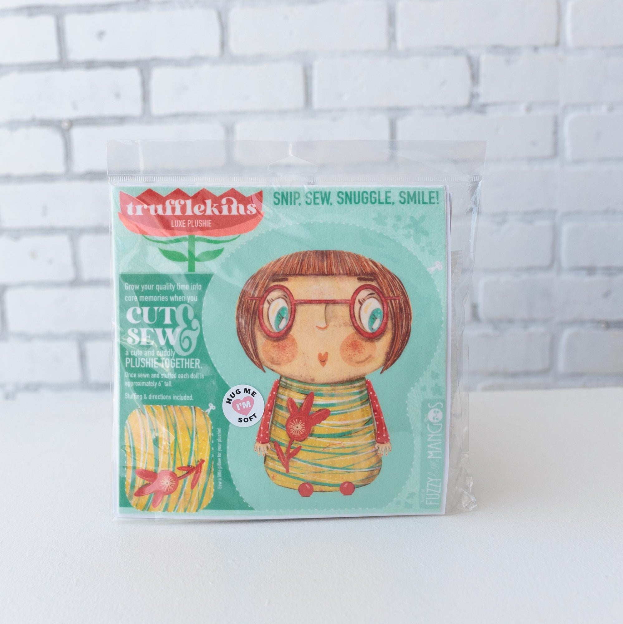 DIY Plushie Sewing Kit Trufflekins Doll Craft Kit for Beginners and Creative Adults
