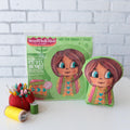 DIY Plushie Sewing Kit Trufflekins Doll Craft Kit for Beginners and Creative Adults