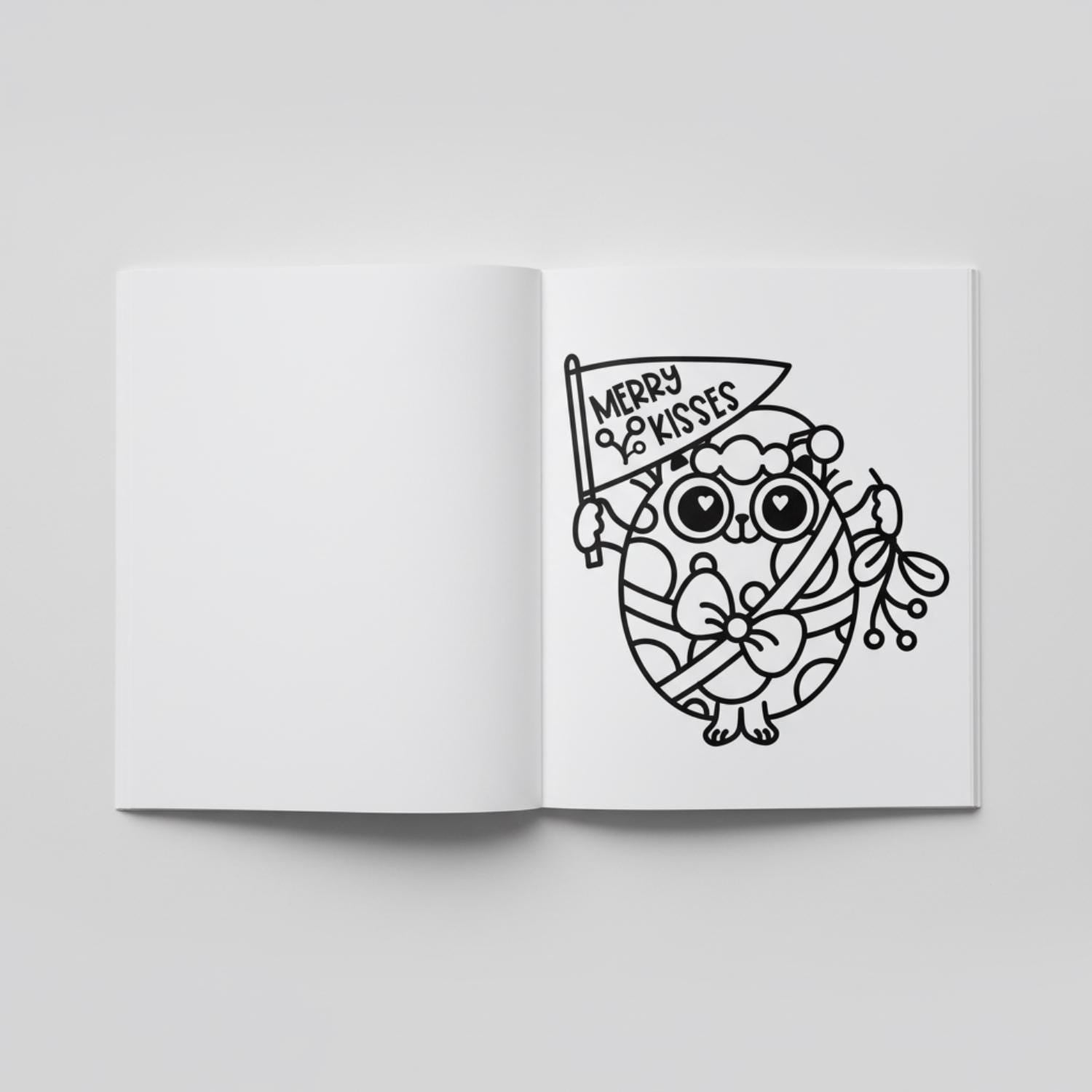 Christmas Coloring Book Sweetly Sugarplum Bold and Easy Holiday Designs