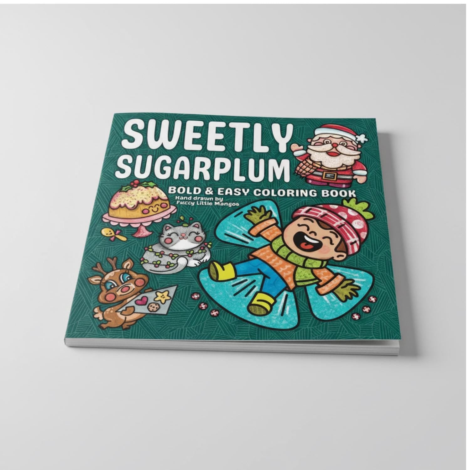 Christmas Coloring Book Sweetly Sugarplum Bold and Easy Holiday Designs