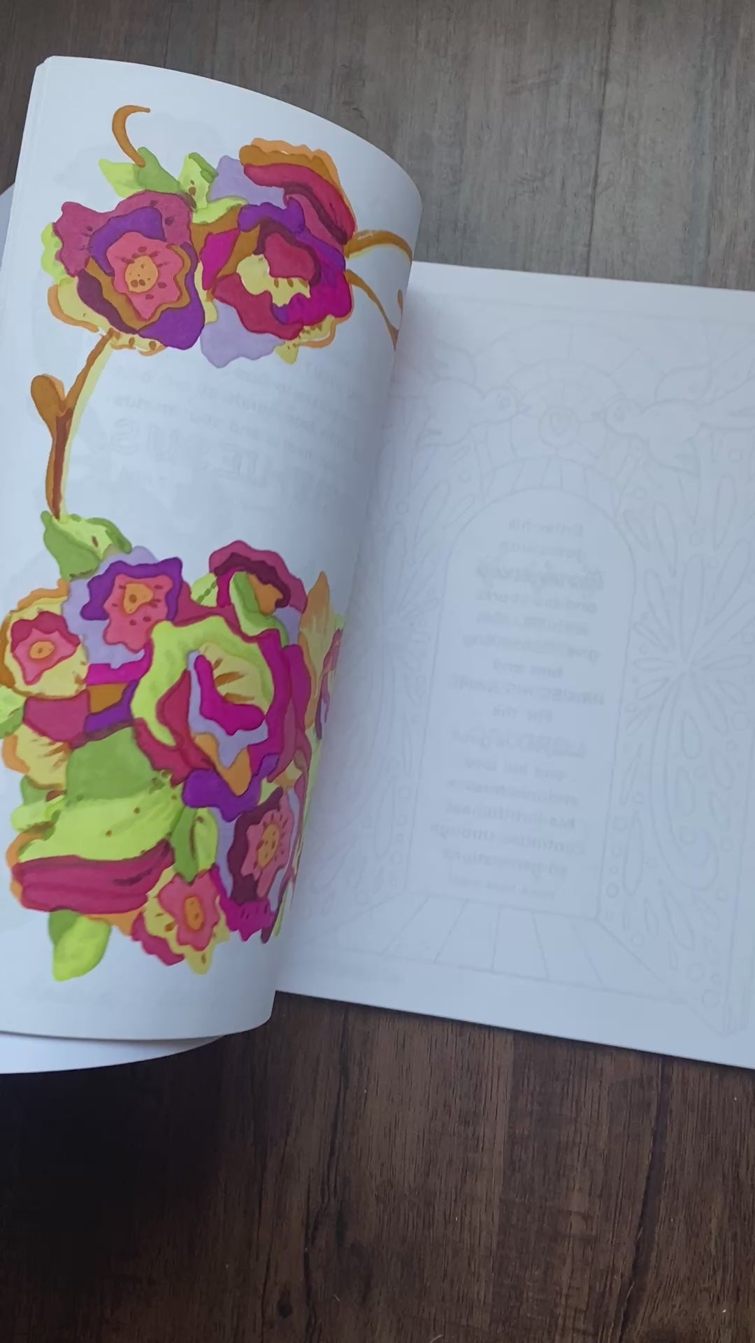 In His Biblical Steps: A Mommy and Me Coloring Book